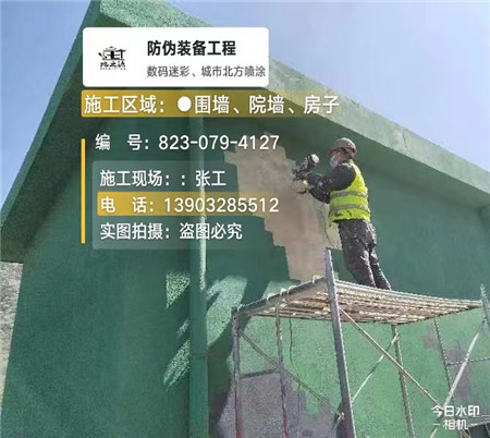 甘肃设备迷彩喷涂,迷彩漆施工