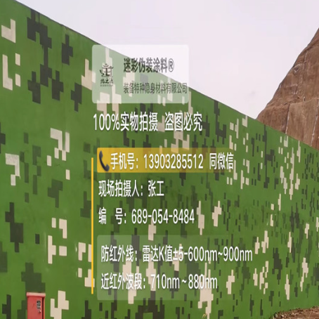甘肃专业承接园区围墙迷彩喷涂、